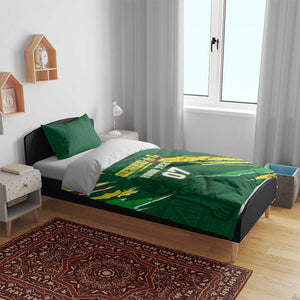 Custom Senegal Football Bedding Set Nations Cup 2024 Téranga Lions