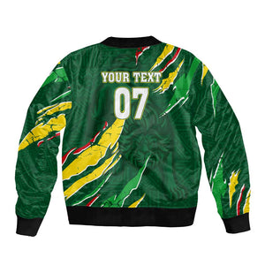 Custom Senegal Football Bomber Jacket Nations Cup 2024 Téranga Lions