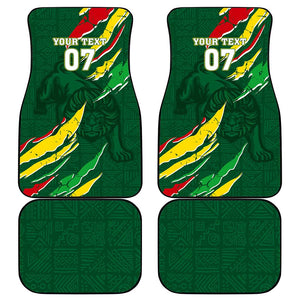 Custom Senegal Football Car Mats Nations Cup 2024 Téranga Lions