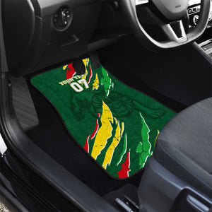 Custom Senegal Football Car Mats Nations Cup 2024 Téranga Lions