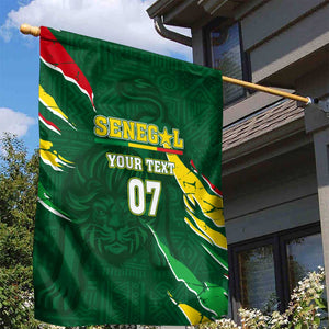 Custom Senegal Football Garden Flag Nations Cup 2024 Téranga Lions