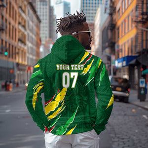 Custom Senegal Football Hoodie Nations Cup 2024 Téranga Lions