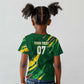 Custom Senegal Football Kid T shirt Nations Cup 2024 Téranga Lions