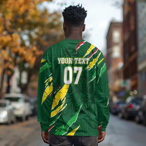 Custom Senegal Football Long Sleeve Shirt Nations Cup 2024 Tranga Lions LT7