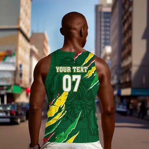 Custom Senegal Football Men Tank Top Nations Cup 2024 Téranga Lions