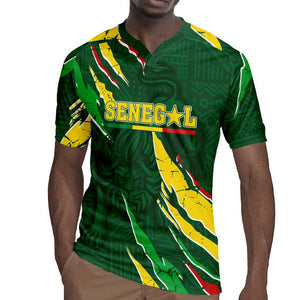 Custom Senegal Football Rugby Jersey Nations Cup 2024 Téranga Lions