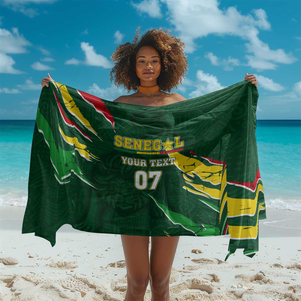 Custom Senegal Football Sarong Nations Cup 2024 Téranga Lions