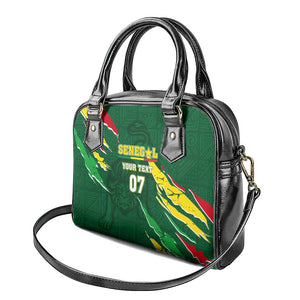 Custom Senegal Football Shoulder Handbag Nations Cup 2024 Téranga Lions