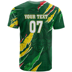 Custom Senegal Football T shirt Nations Cup 2024 Téranga Lions