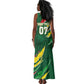Custom Senegal Football Tank Maxi Dress Nations Cup 2024 Téranga Lions