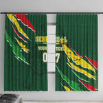 Custom Senegal Football Window Curtain Nations Cup 2024 Téranga Lions