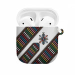 Habesha Kemis Inspired Tilet Pattern AirPods Case White