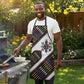 Habesha Kemis Inspired Tilet Pattern Apron White