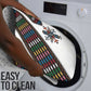 Habesha Kemis Inspired Tilet Pattern Bathroom Set White