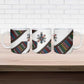 Habesha Kemis Inspired Tilet Pattern Ceramic Mug White