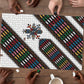 Habesha Kemis Inspired Tilet Pattern Puzzle White