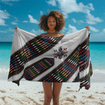 Habesha Kemis Inspired Tilet Pattern Sarong White