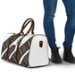 Habesha Kemis Inspired Tilet Pattern Travel Bag White