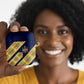 Habesha Kemis Inspired Tilet Pattern AirPods Case Royal Blue - Gold