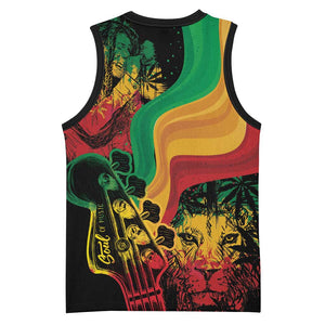 Reggae Day Basketball Jersey One Love One Heart LT7