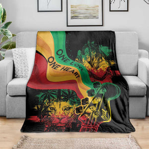 Reggae Day Blanket One Love One Heart