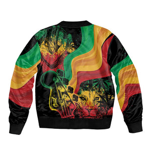 Reggae Day Bomber Jacket One Love One Heart