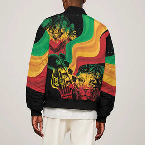 Reggae Day Bomber Jacket One Love One Heart