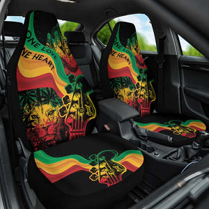 Reggae Day Car Seat Cover One Love One Heart