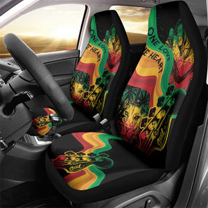 Reggae Day Car Seat Cover One Love One Heart