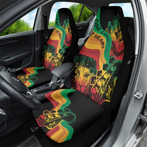 Reggae Day Car Seat Cover One Love One Heart