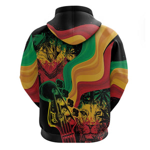 Reggae Day Hoodie One Love One Heart