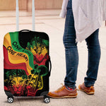 Reggae Day Luggage Cover One Love One Heart