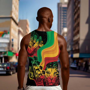 Reggae Day Men Tank Top One Love One Heart