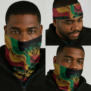 Reggae Day Neck Gaiter One Love One Heart LT7