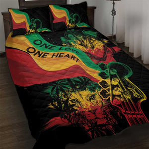 Reggae Day Quilt Bed Set One Love One Heart