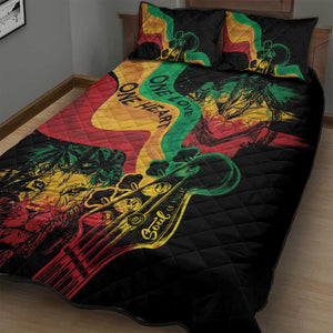 Reggae Day Quilt Bed Set One Love One Heart