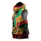 Reggae Day Sleeveless Hoodie One Love One Heart - African Pride