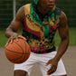 Reggae Day Sleeveless Hoodie One Love One Heart - African Pride