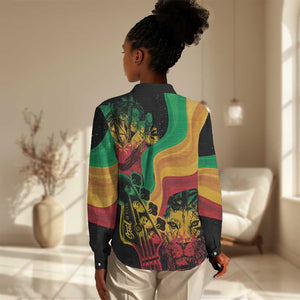 Reggae Day Women Casual Shirt One Love One Heart