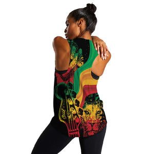 Reggae Day Women Racerback Tank One Love One Heart