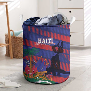 Afro-Haiti Football Les Grenadiers Laundry Basket Echoes of History - African Pride