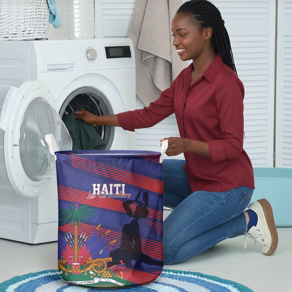 Afro-Haiti Football Les Grenadiers Laundry Basket Echoes of History - African Pride