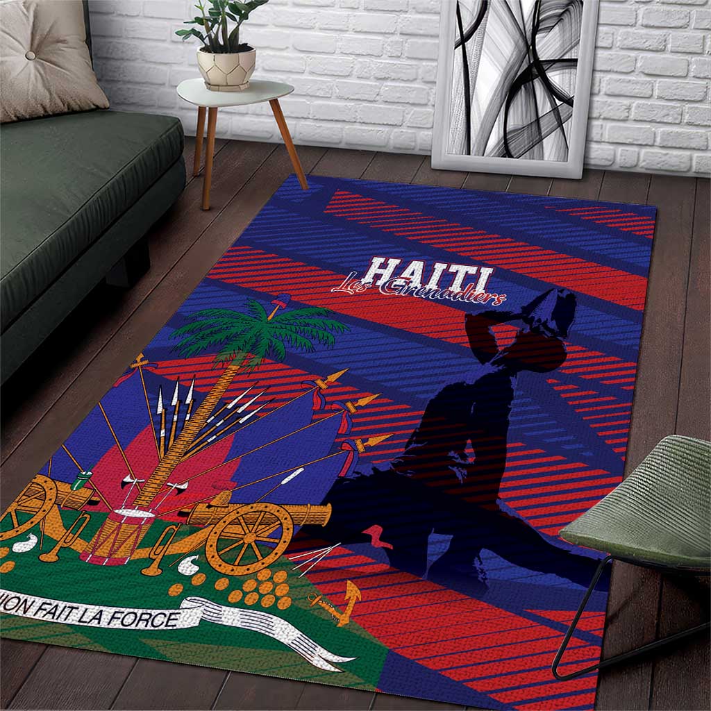Afro-Haiti Football Les Grenadiers Area Rug Echoes of History - African Pride