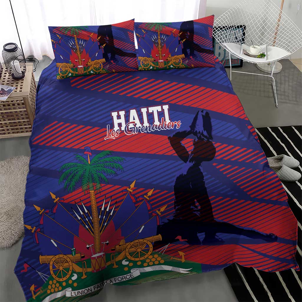 Afro-Haiti Football Les Grenadiers Bedding Set Echoes of History - African Pride