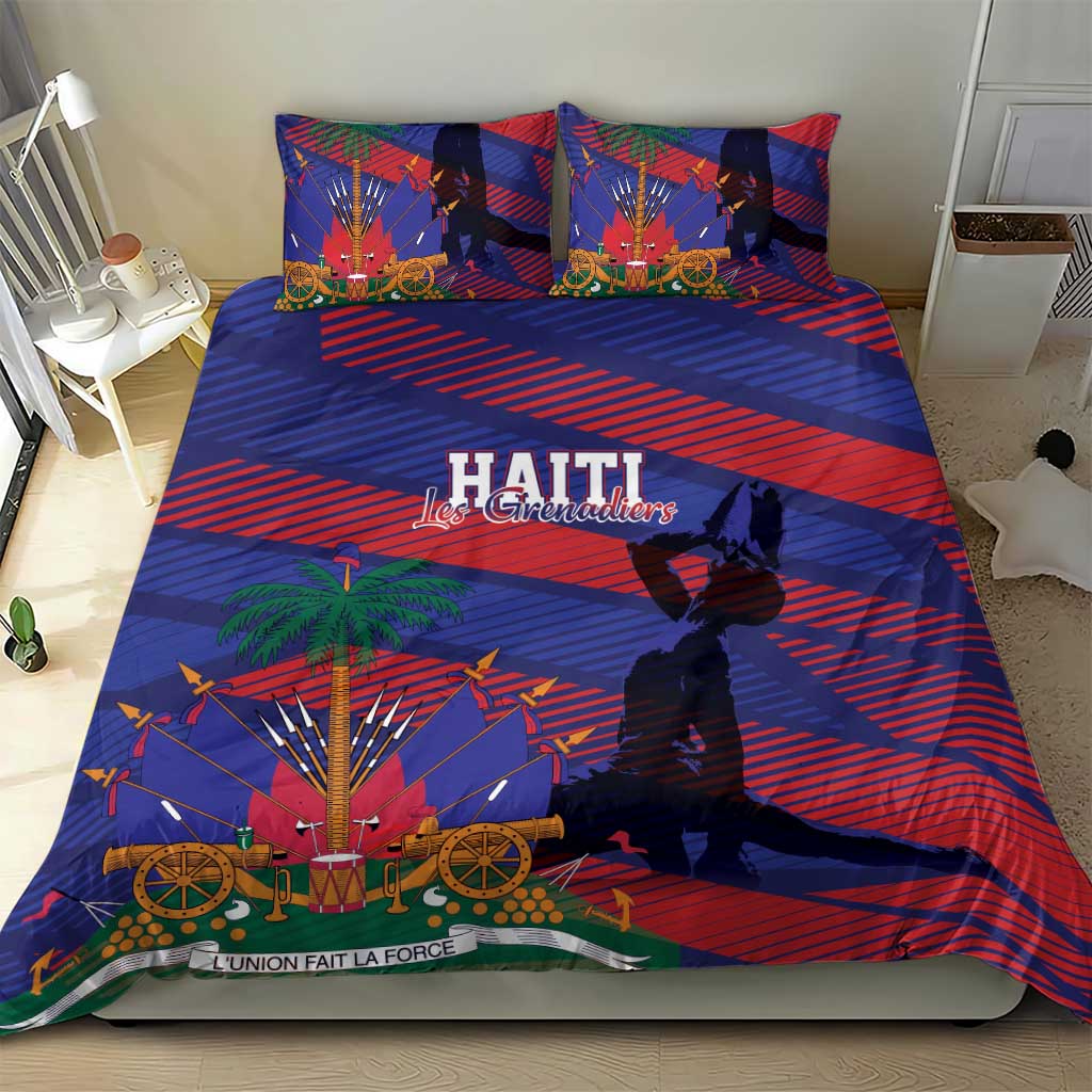Afro-Haiti Football Les Grenadiers Bedding Set Echoes of History - African Pride