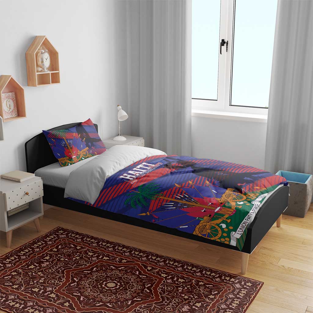 Afro-Haiti Football Les Grenadiers Bedding Set Echoes of History - African Pride