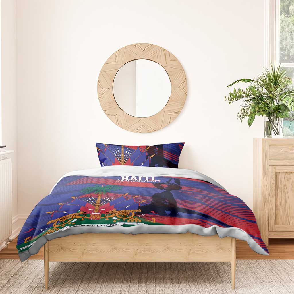Afro-Haiti Football Les Grenadiers Bedding Set Echoes of History - African Pride