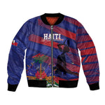 Afro-Haiti Football Personalized Les Grenadiers Bomber Jacket Echoes of History - African Pride
