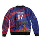 Afro-Haiti Football Personalized Les Grenadiers Bomber Jacket Echoes of History - African Pride