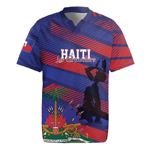 Afro-Haiti Football Personalized Les Grenadiers Rugby Jersey Echoes of History LT7
